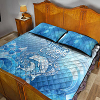 Mother's Love Is Deeper Than Ocean Quilt Bed Set Polynesian Style