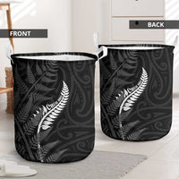 New Zealand Chur Bro Laundry Basket Maori Koru With Silver Fern LT05 - Polynesian Pride