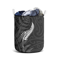 New Zealand Chur Bro Laundry Basket Maori Koru With Silver Fern LT05 - Polynesian Pride