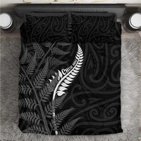 New Zealand Chur Bro Bedding Set Maori Koru With Silver Fern