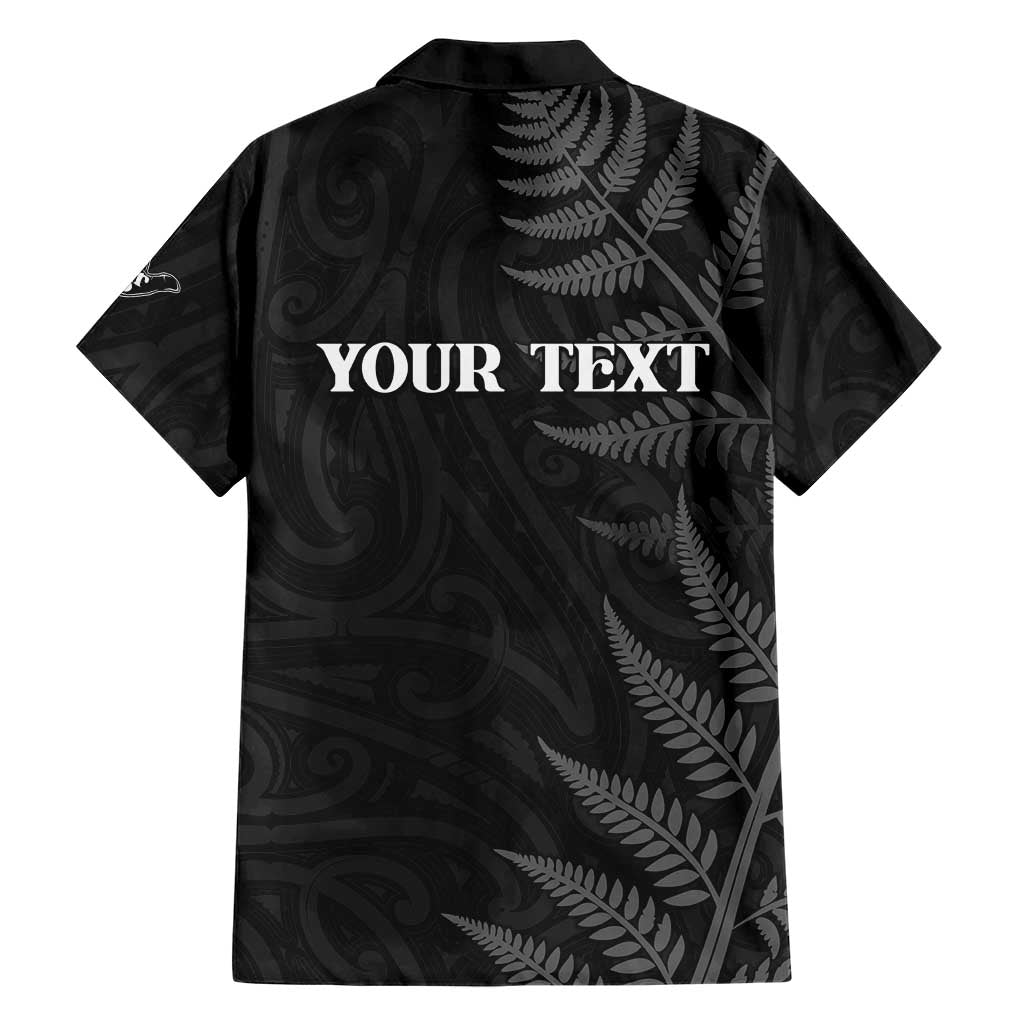 Personalised New Zealand Chur Bro Family Matching Summer Maxi Dress and Hawaiian Shirt Maori Koru With Silver Fern LT05 - Polynesian Pride