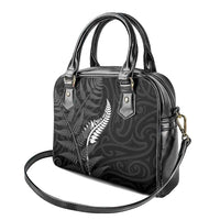 New Zealand Chur Bro Shoulder Handbag Maori Koru With Silver Fern LT05 - Polynesian Pride