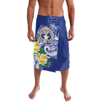 Northern Mariana Islands Lavalava Polynesian Pattern With Frangipani