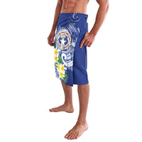 Northern Mariana Islands Lavalava Polynesian Pattern With Frangipani