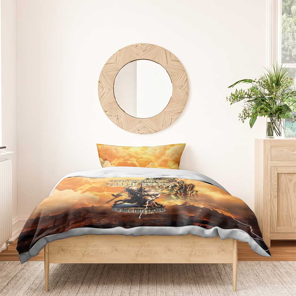 Hawaii Memorial Day Bedding Set Remember Their Sacrifice
