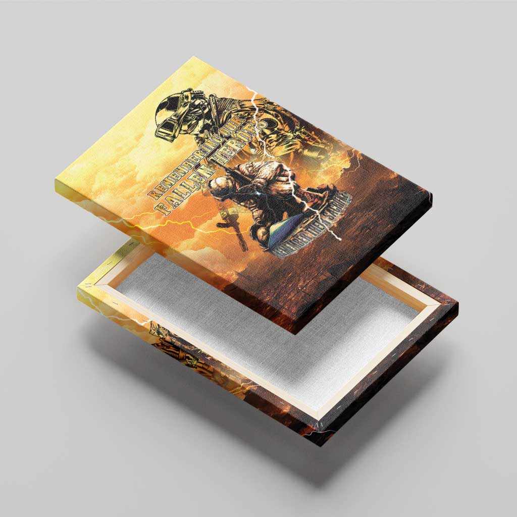 Hawaii Memorial Day Canvas Wall Art Remember Their Sacrifice