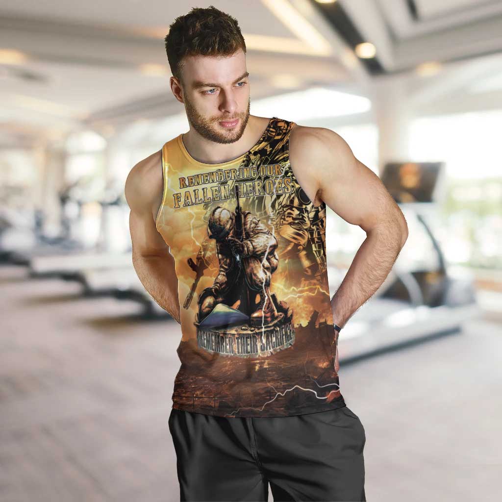 Hawaii Memorial Day Men Tank Top Remember Their Sacrifice