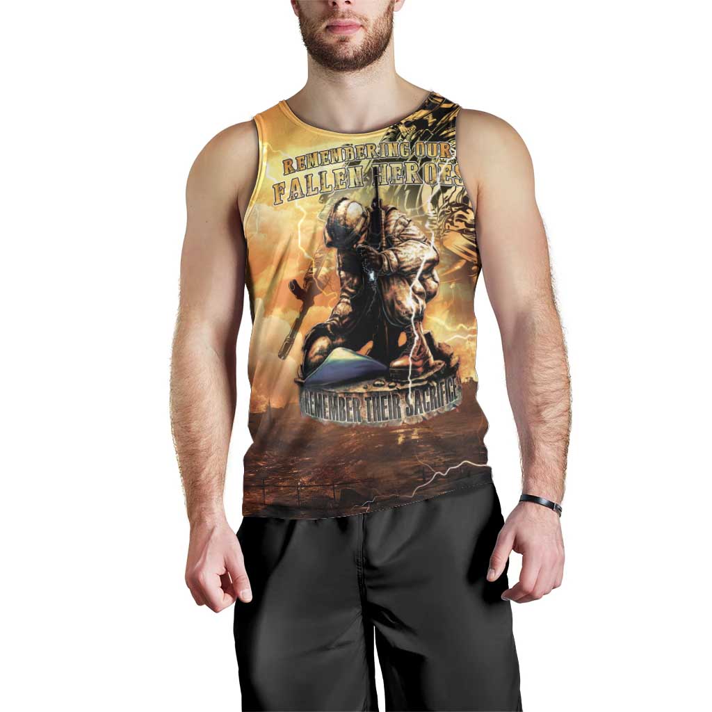 Hawaii Memorial Day Men Tank Top Remember Their Sacrifice