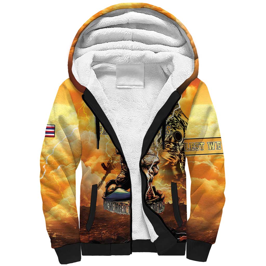 Hawaii Memorial Day Sherpa Hoodie Remember Their Sacrifice