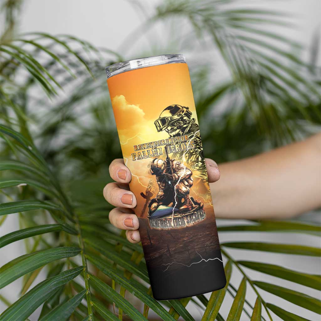 Hawaii Memorial Day Skinny Tumbler Remember Their Sacrifice