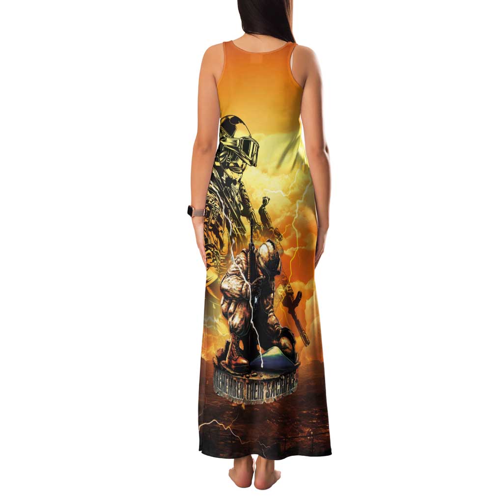 Hawaii Memorial Day Tank Maxi Dress Remember Their Sacrifice