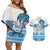 Fiji 679 Constitution Day Couples Matching Off Shoulder Short Dress and Hawaiian Shirt Fijian Tapa Pattern