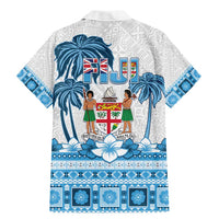 Fiji 679 Constitution Day Family Matching Mermaid Dress and Hawaiian Shirt Fijian Tapa Pattern