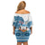 Fiji 679 Constitution Day Family Matching Off Shoulder Short Dress and Hawaiian Shirt Fijian Tapa Pattern