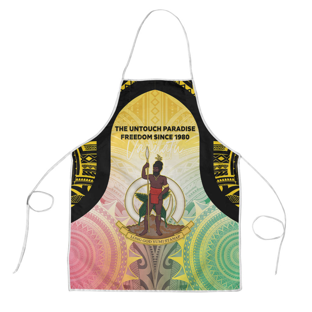 Vanuatu Independence Day Apron The Untouched Paradise
