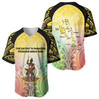 Vanuatu Independence Day Baseball Jersey The Untouched Paradise
