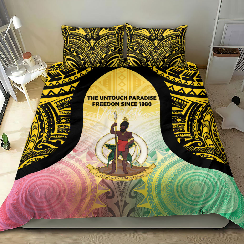 Vanuatu Independence Day Bedding Set The Untouched Paradise