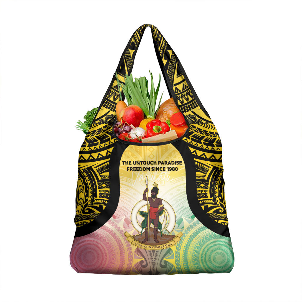 Vanuatu Independence Day Grocery Bag The Untouched Paradise LT05 1-pack One Size Colorful - Polynesian Pride