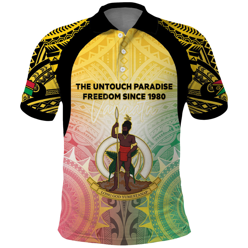 Vanuatu Independence Day Polo Shirt The Untouched Paradise