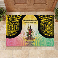 Vanuatu Independence Day Rubber Doormat The Untouched Paradise