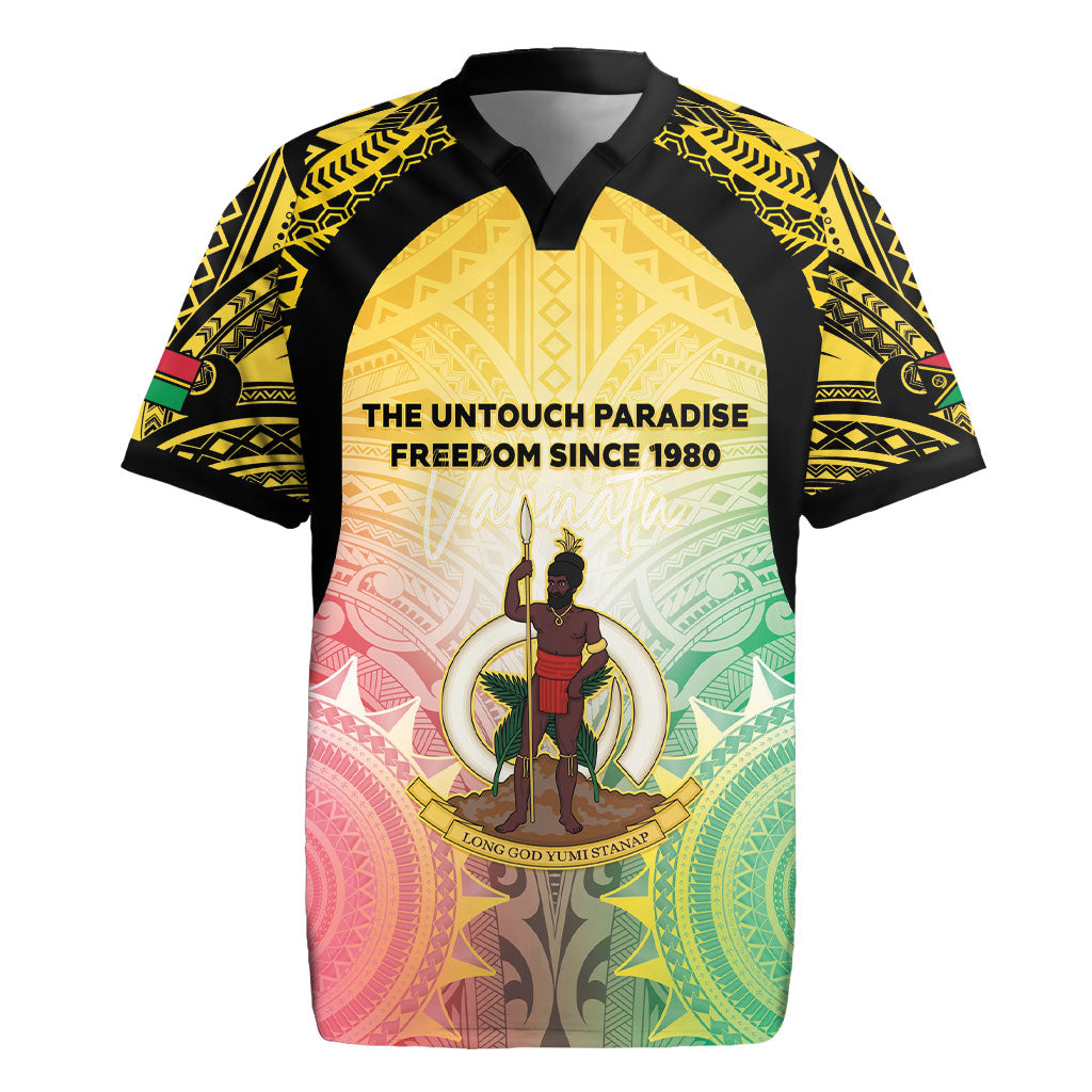 Vanuatu Independence Day Rugby Jersey The Untouched Paradise