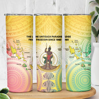 Vanuatu Independence Day Skinny Tumbler The Untouched Paradise