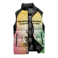 Vanuatu Independence Day Sleeveless Puffer Jacket The Untouched Paradise