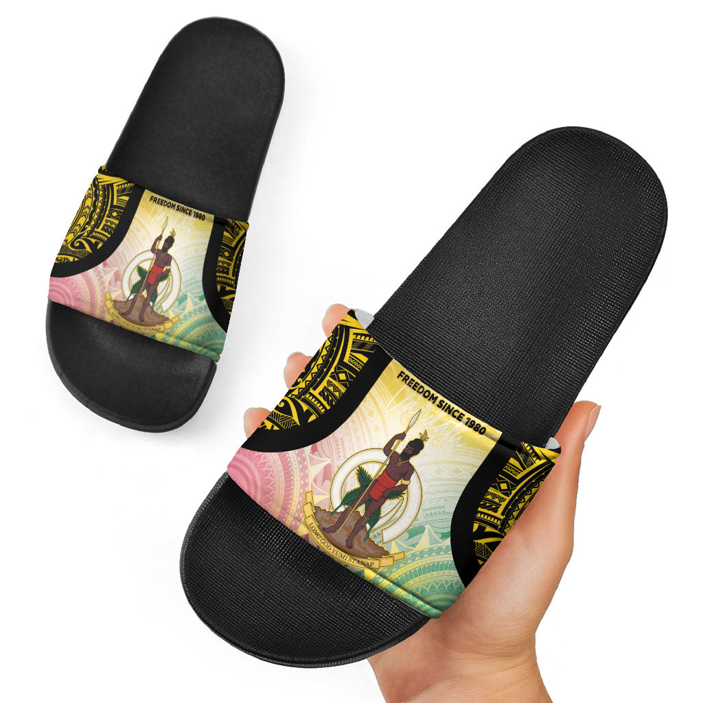 Vanuatu Independence Day Slide Sandals The Untouched Paradise