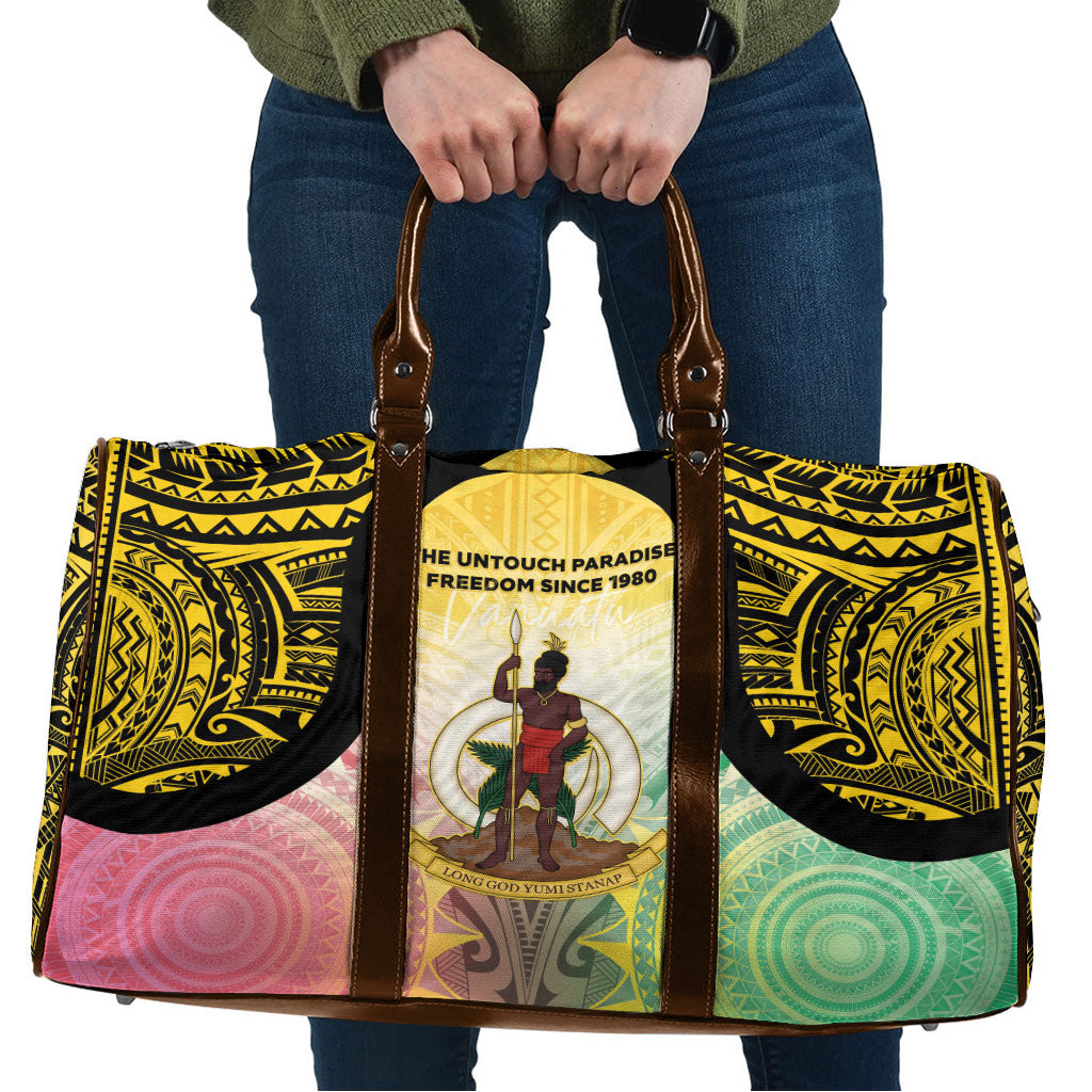 Vanuatu Independence Day Travel Bag The Untouched Paradise LT05 Colorful - Polynesian Pride