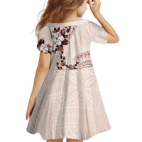 Bula Fiji Language Week Family Matching Puletasi and Hawaiian Shirt Fijian Tapa Pattern With Tagimoucia Flower