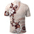 Bula Fiji Language Week Polo Shirt Fijian Tapa Pattern With Tagimoucia Flower