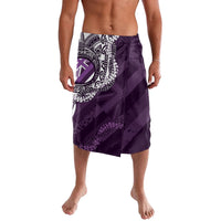 Hawaii Queen Liliuokalani Lavalava Hawaiian Maile Lei Flag Style LT05 Purple - Polynesian Pride