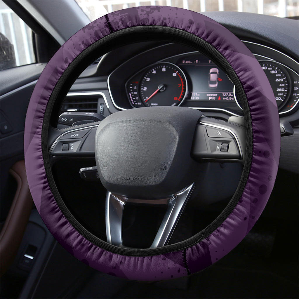 Hawaii Queen Liliuokalani Steering Wheel Cover Hawaiian Maile Lei Flag Style LT05 - Polynesian Pride