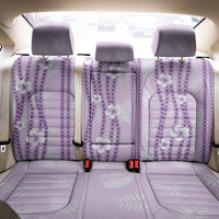 Hawaii Queen Liliuokalani Back Car Seat Cover Lavender Lei Pua Kalaunu LT05 - Polynesian Pride