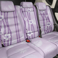 Hawaii Queen Liliuokalani Back Car Seat Cover Lavender Lei Pua Kalaunu LT05 - Polynesian Pride