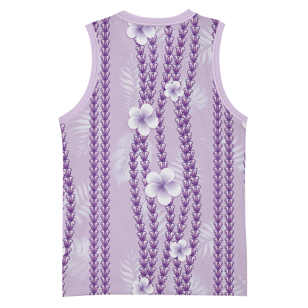 Hawaii Queen Liliuokalani Basketball Jersey Lavender Lei Pua Kalaunu LT05 - Polynesian Pride