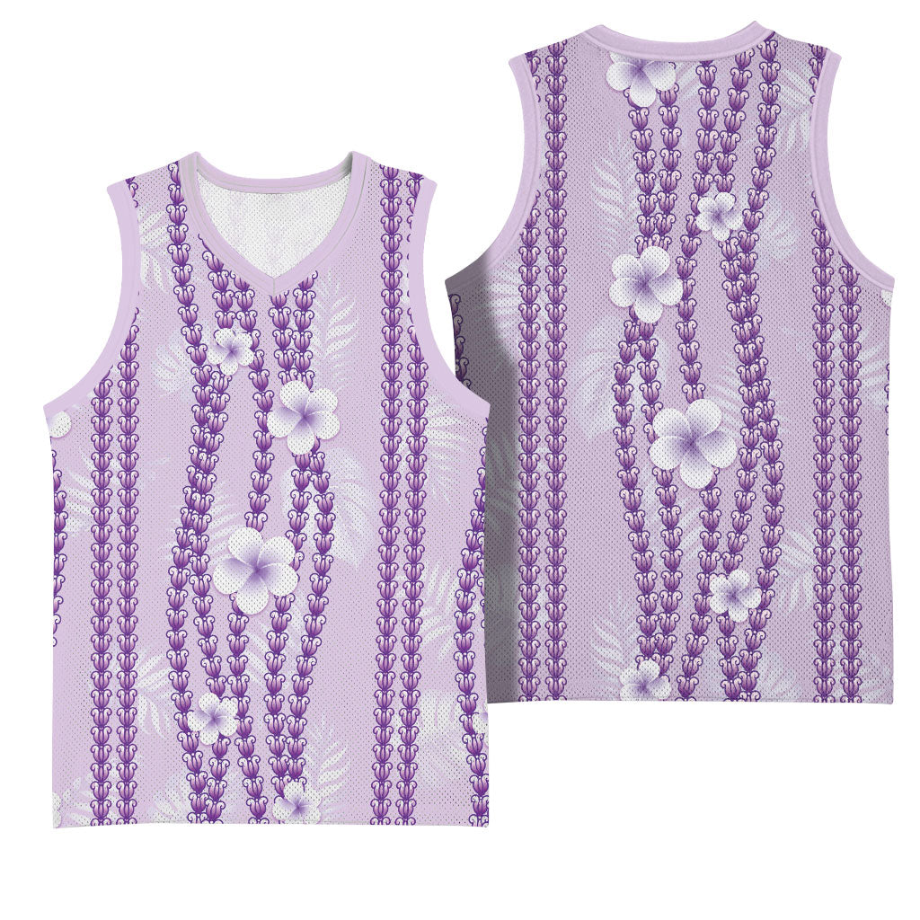 Hawaii Queen Liliuokalani Basketball Jersey Lavender Lei Pua Kalaunu LT05 - Polynesian Pride