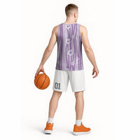 Hawaii Queen Liliuokalani Basketball Jersey Lavender Lei Pua Kalaunu LT05 - Polynesian Pride