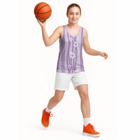 Hawaii Queen Liliuokalani Basketball Jersey Lavender Lei Pua Kalaunu LT05 - Polynesian Pride