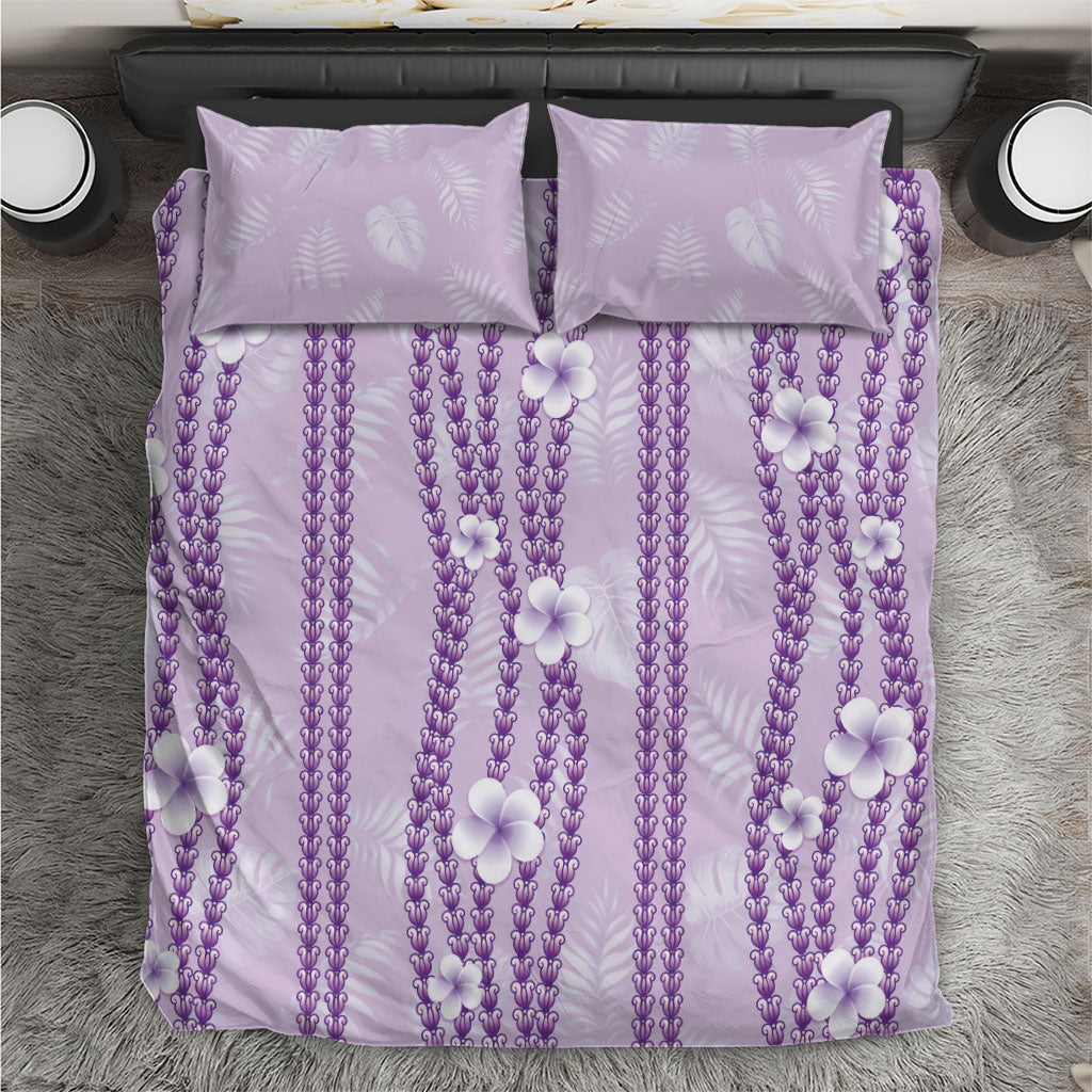 Hawaii Queen Liliuokalani Bedding Set Lavender Lei Pua Kalaunu LT05 Lavender - Polynesian Pride