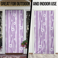 Hawaii Queen Liliuokalani Door Cover Lavender Lei Pua Kalaunu LT05 - Polynesian Pride
