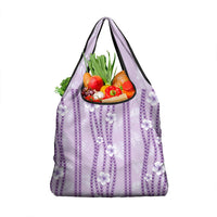 Hawaii Queen Liliuokalani Grocery Bag Lavender Lei Pua Kalaunu LT05 1-pack One Size Lavender - Polynesian Pride