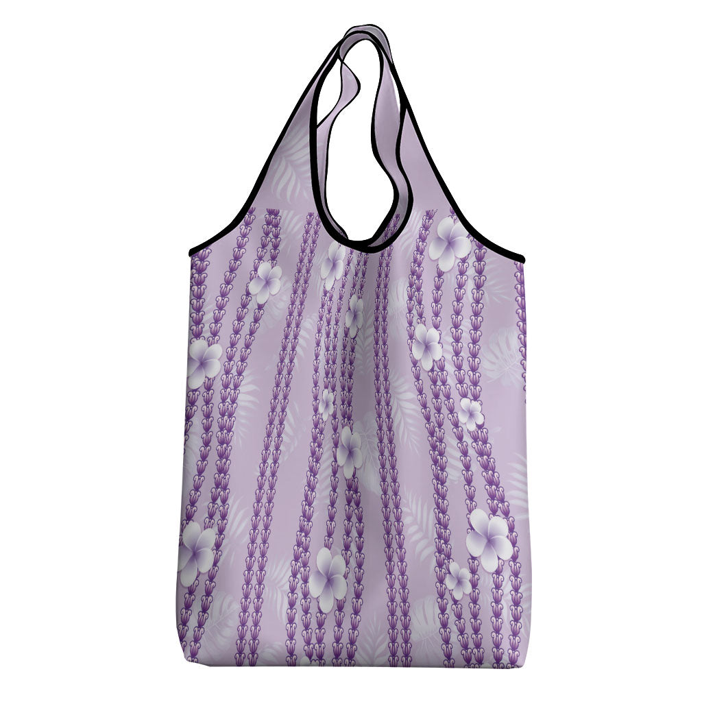 Hawaii Queen Liliuokalani Grocery Bag Lavender Lei Pua Kalaunu LT05 - Polynesian Pride
