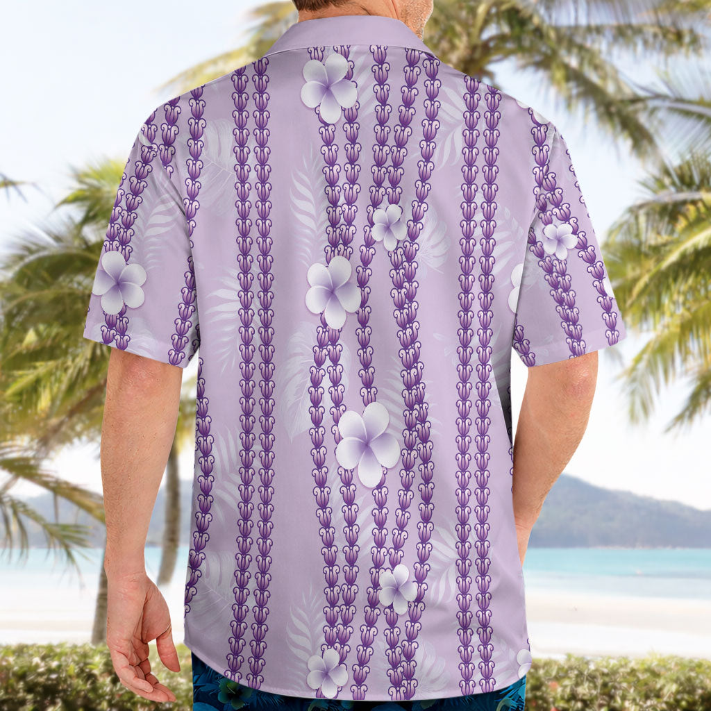 Hawaii Queen Liliuokalani Hawaiian Shirt Lavender Lei Pua Kalaunu LT05 - Polynesian Pride