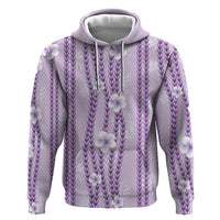Hawaii Queen Liliuokalani Hoodie Lavender Lei Pua Kalaunu LT05 Pullover Hoodie Lavender - Polynesian Pride