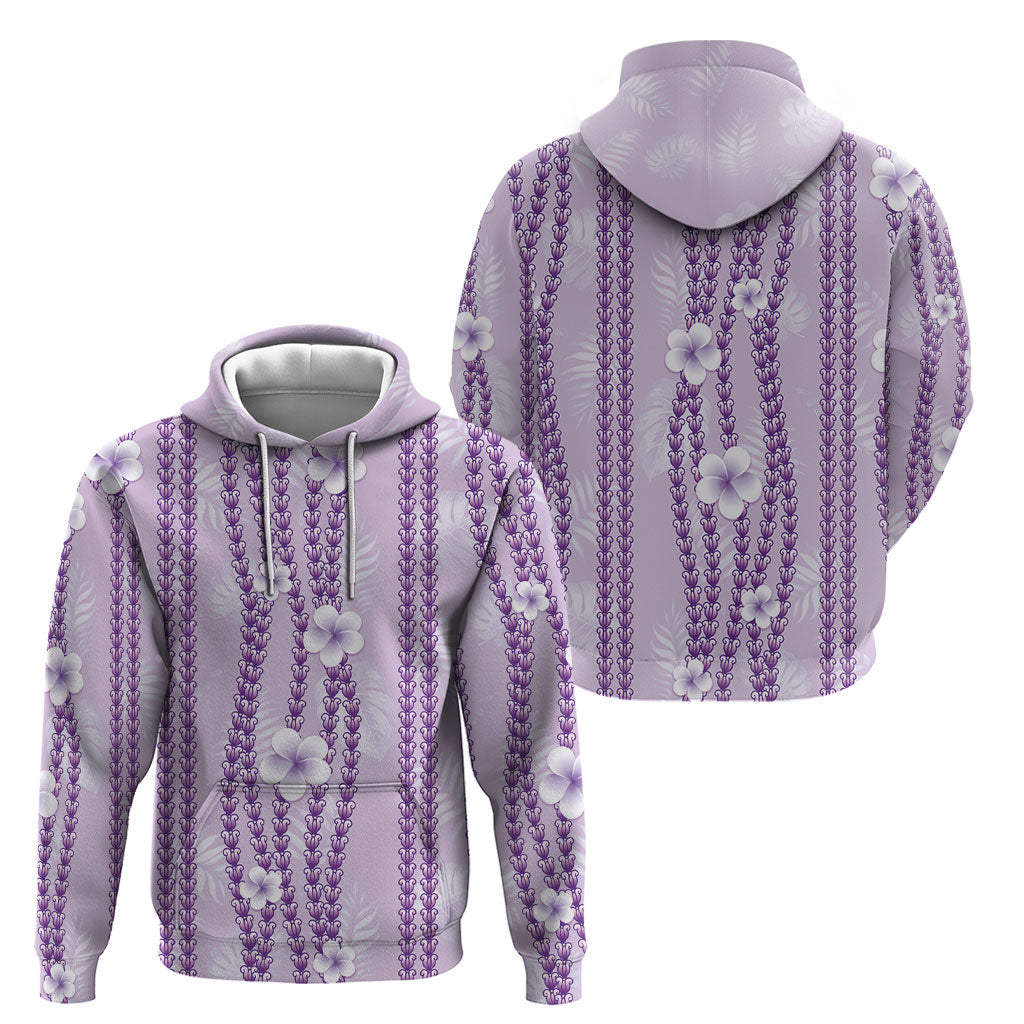 Hawaii Queen Liliuokalani Hoodie Lavender Lei Pua Kalaunu LT05 - Polynesian Pride