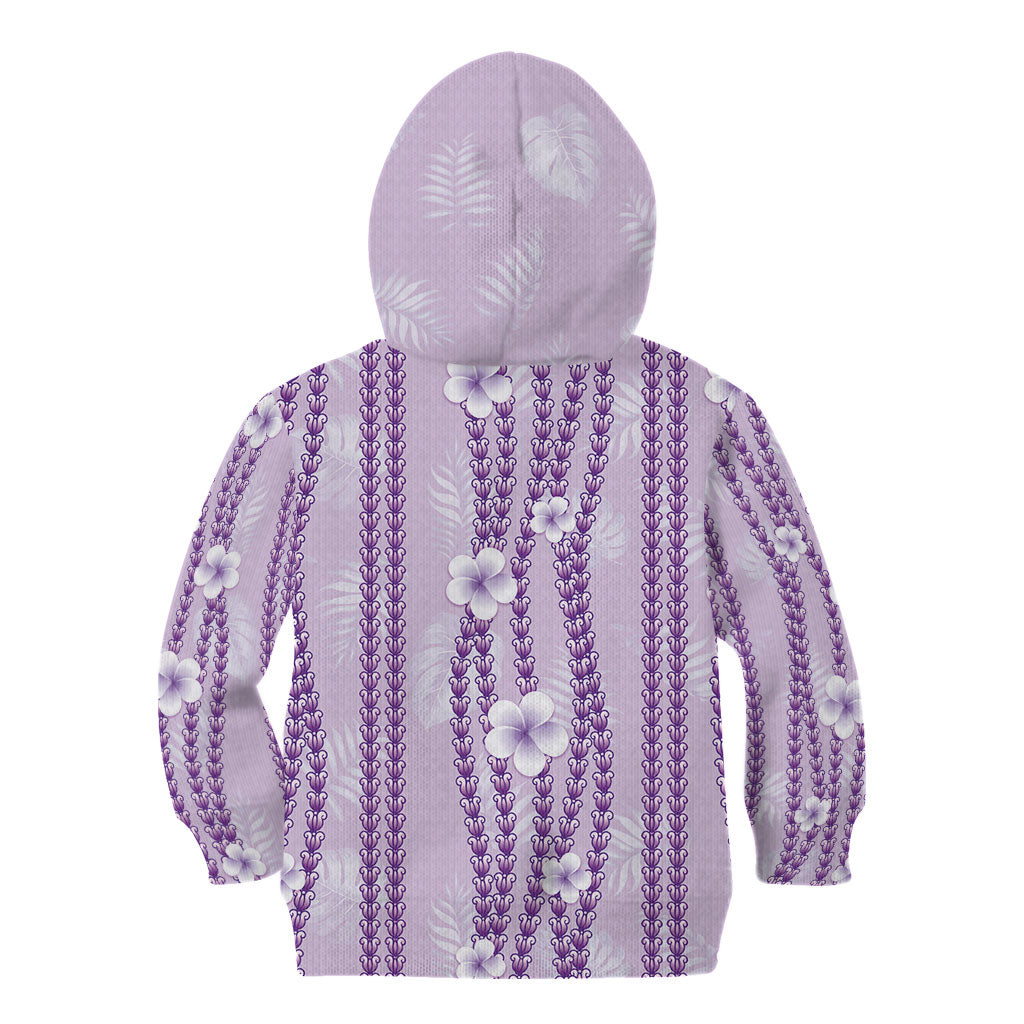 Hawaii Queen Liliuokalani Kid Hoodie Lavender Lei Pua Kalaunu LT05 - Polynesian Pride