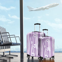 Hawaii Queen Liliuokalani Luggage Cover Lavender Lei Pua Kalaunu LT05 - Polynesian Pride