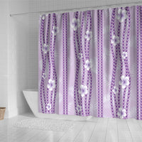 Hawaii Queen Liliuokalani Shower Curtain Lavender Lei Pua Kalaunu LT05 - Polynesian Pride