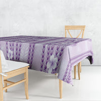 Hawaii Queen Liliuokalani Tablecloth Lavender Lei Pua Kalaunu LT05 - Polynesian Pride
